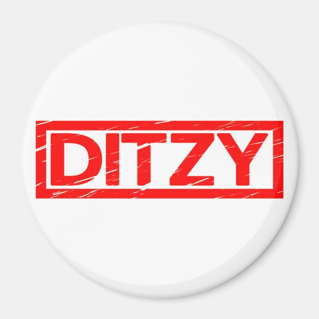 Imán Sello Ditzy (Frente)