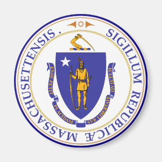 Imán Sello Estatal de Massachusetts