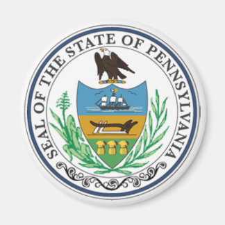 Imán Sello Estatal de Pennsylvania