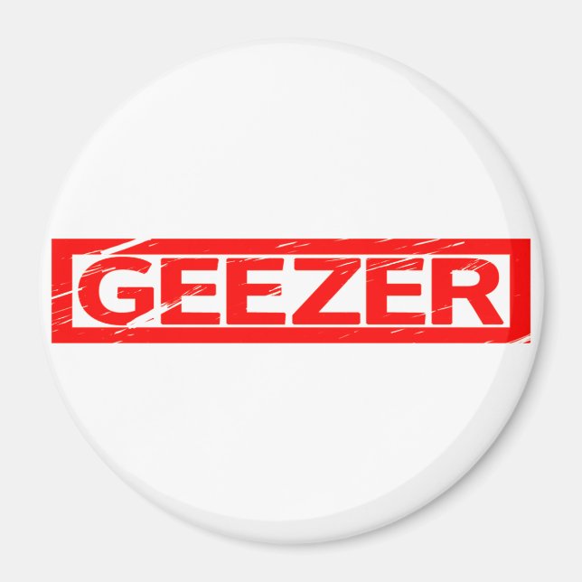 Imán Sello Geezer (Frente)