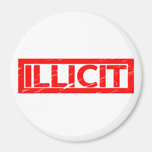 Imán Sello ilícito (Frente)
