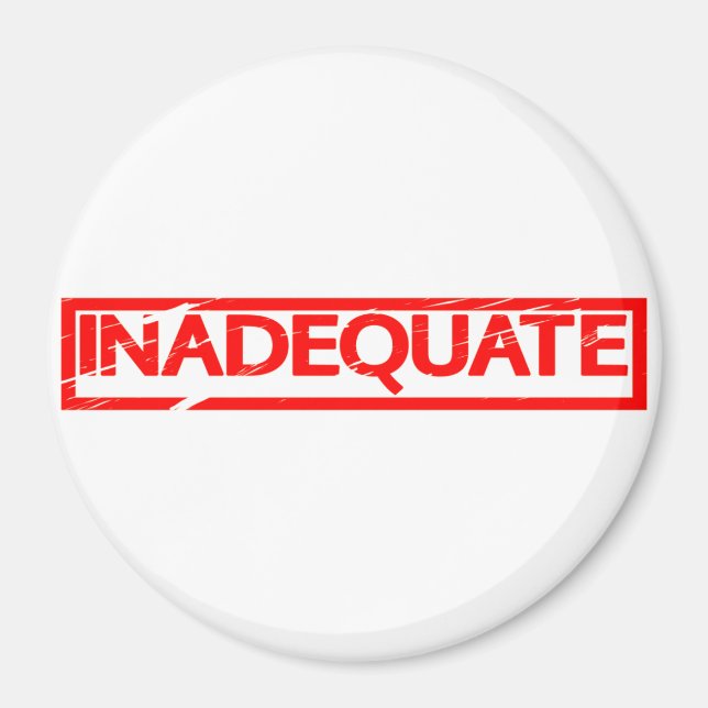 Imán Sello inadecuado (Frente)