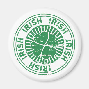 Imán Sello irlandés Shamrock