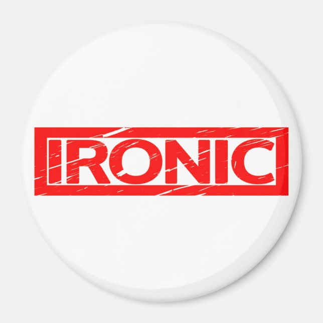 Imán Sello irónico (Frente)