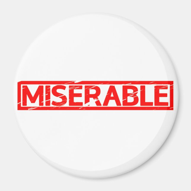 Imán Sello Miserable (Frente)