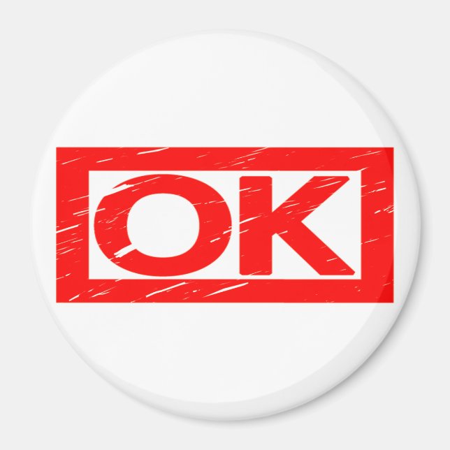 Imán Sello OK (Frente)