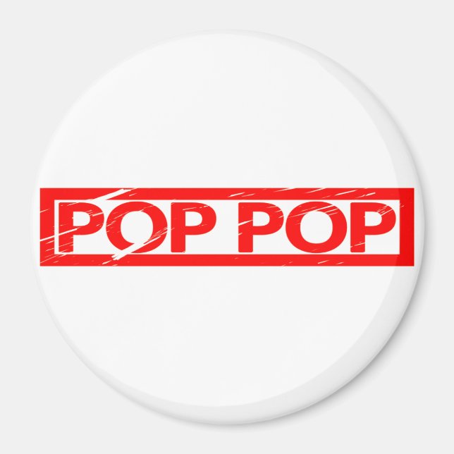 Imán Sello pop pop pop emergente (Frente)