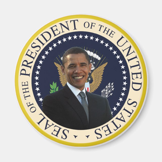 Imán Sello presidencial de Obama (Frente)