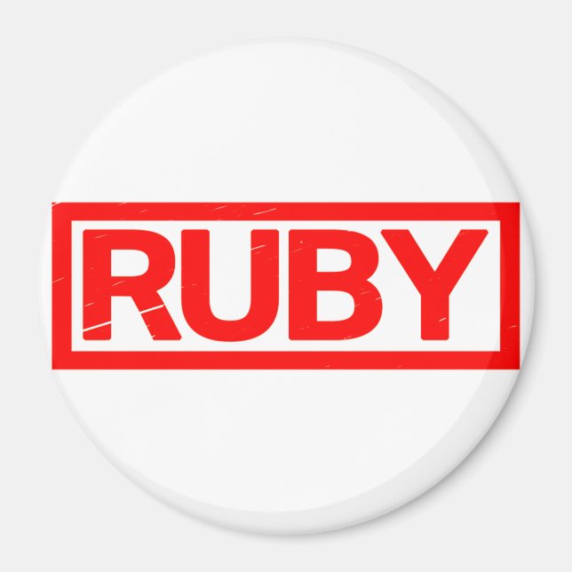 Imán Sello Ruby (Frente)