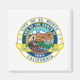 Imán Sello urbano de El Monte (California)
