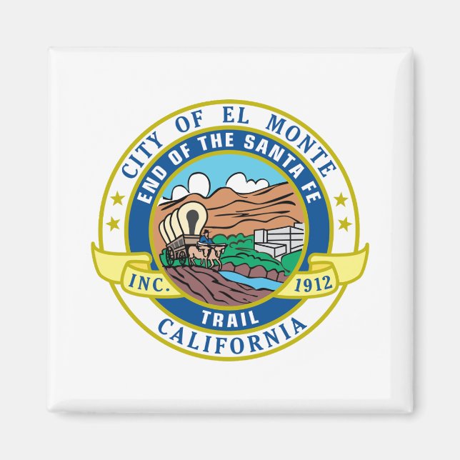 Imán Sello urbano de El Monte (California) (Frente)