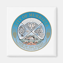 Imán Sello urbano de Murrieta (California)