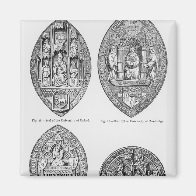 Imán Sellos de las universidades (Frente)