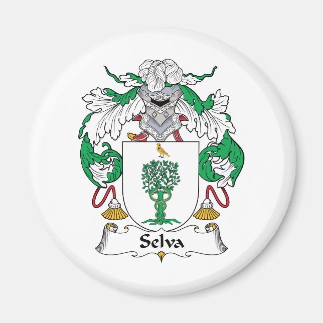 Imán Selva Family Crest (Frente)
