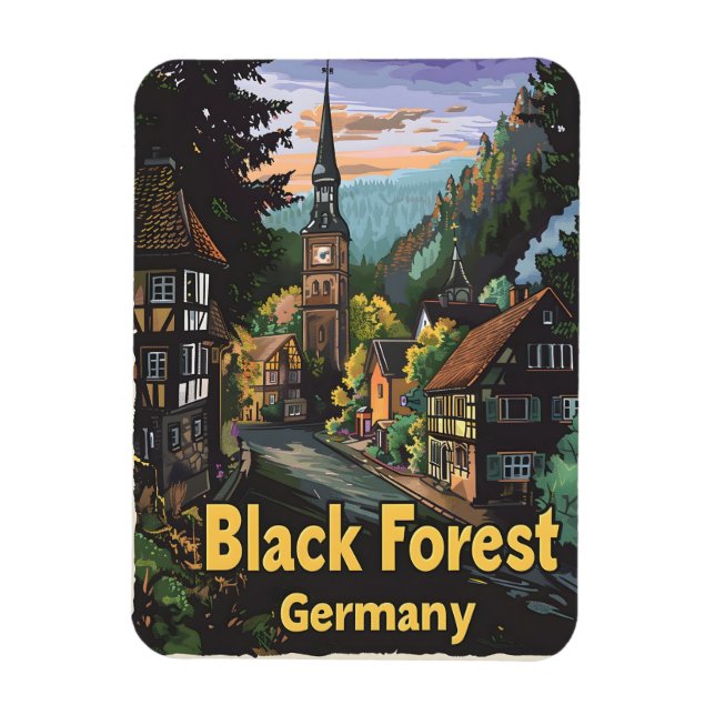 Imán Selva negra Alemania (Vertical)