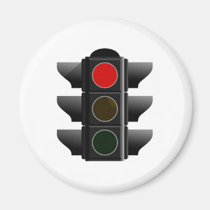 Imán Semáforo traffic light rojo hablas