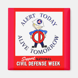 Imán Semana Nacional de Defensa Civil