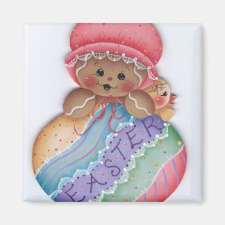 Imán Semana Santa Gingerbread & Chick Magnet