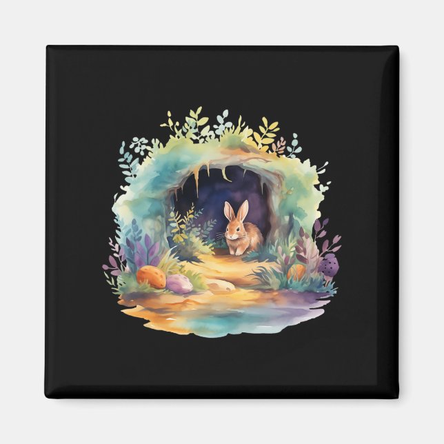 Imán Semana Santa Ostara Eostre Pagan Witchcraft Spring (Frente)
