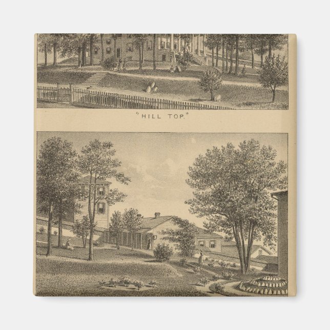 Imán Seminario femenino de Augusta, Virginia (Frente)