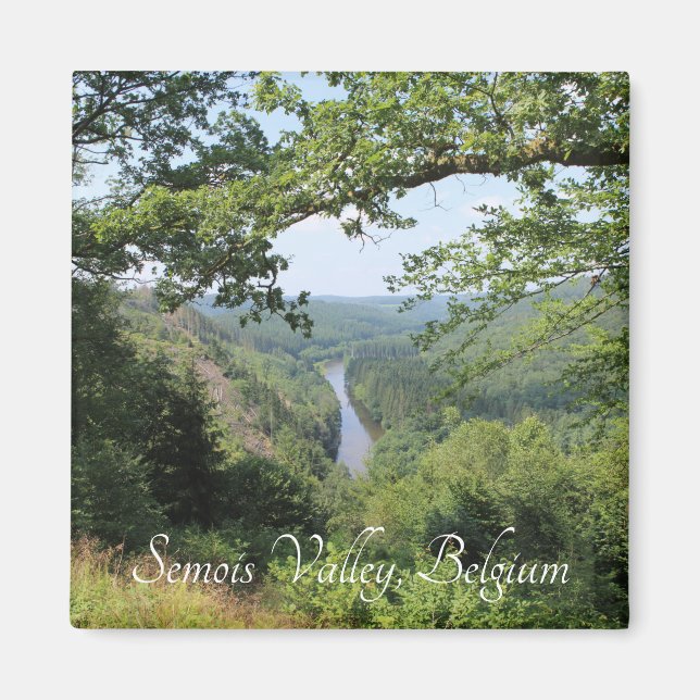 Imán Semois Valley View, Ardennes, Bélgica (Frente)