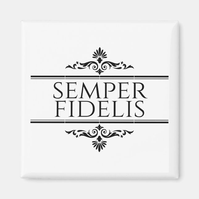 Imán Semper Fidelis (Frente)