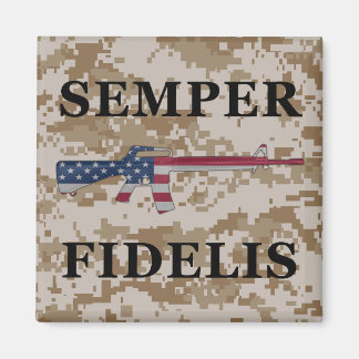 Imán Semper Fidelis M16 Magnet Tan