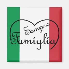 Imán Sempre familia Corazón italiano de "siempre famili