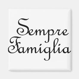 Imán Sempre familia - italiano - siempre familia