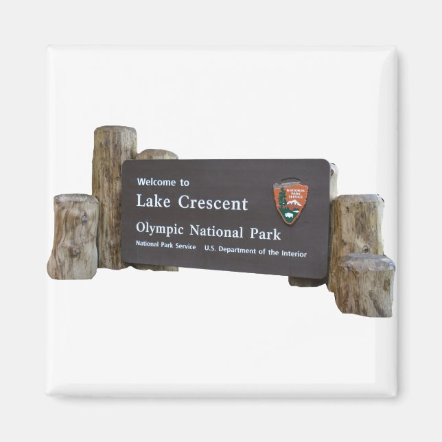 Imán Señal de entrada al Parque Olímpico Nacional Lake  (Frente)