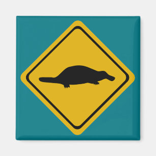 Imán señal de la vía de platypus