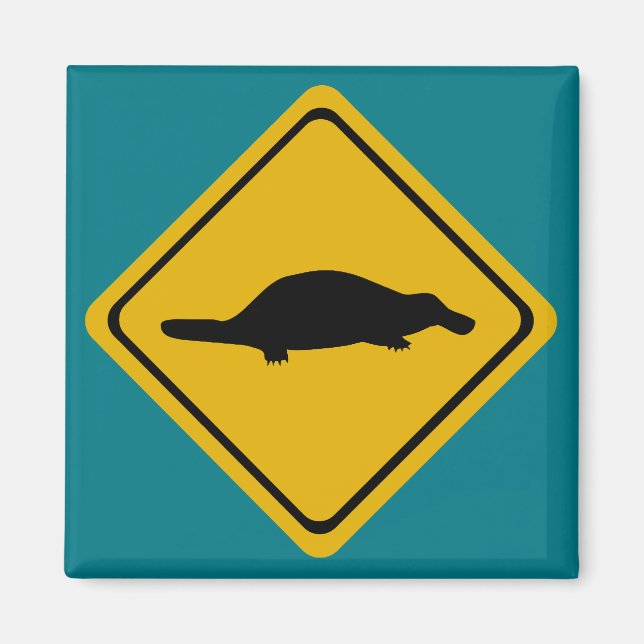 Imán señal de la vía de platypus (Frente)