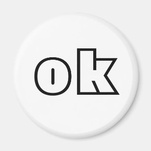 Imán señal de ok