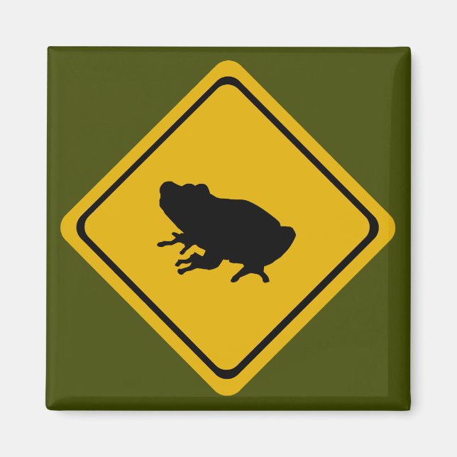Imán señal de ruta de rana (Frente)