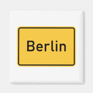 Imán Señal de tráfico de Berlín, Alemania