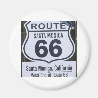 Imán Señal final de la Ruta Oficial 66 santa monica