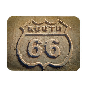 Imán señal histórica de la ruta 66, Arizona