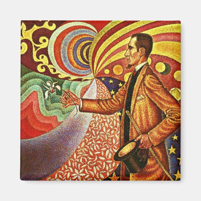 Imán Señal: Retrato de Félix Feneon (Frente)