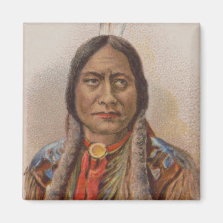 Imán Señales de humo: El jefe indio lakota está sentado