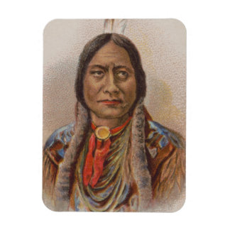 Imán Señales de humo: El jefe indio lakota está sentado