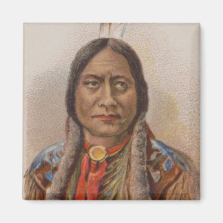 Imán Señales de humo: El jefe indio lakota está sentado