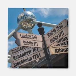 Imán Señales de la ciudad capital, Bruselas