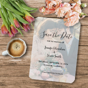 Imán Sencilla y rústica y elegante boda fotográfica Sav