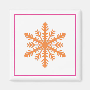 Imán Sencillo copo de nieve