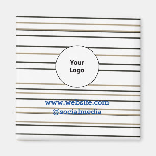Imán Sencillo logo de personalizado minimalista elegant