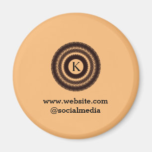 Imán Sencillo logo de personalizado minimalista elegant
