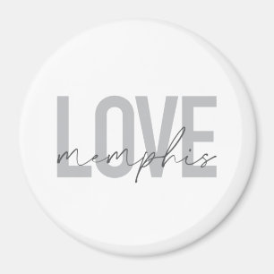 Imán Sencillo, moderno, urbano, diseño fresco Love Memp