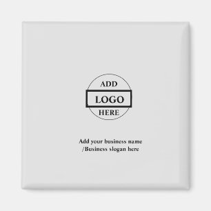 Imán Sencillo y elegante logo personalizado aquí compañ