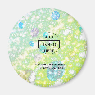 Imán Sencillo y elegante logotipo de personalizado aquí
