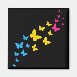 Imán Sendero de la Mariposa del Orgullo Pansexual
